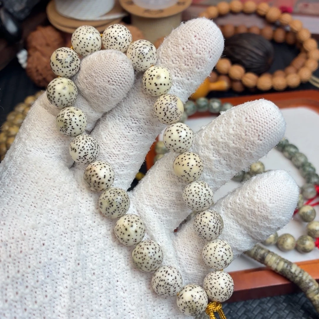 星月菩提手串凝脂11圆