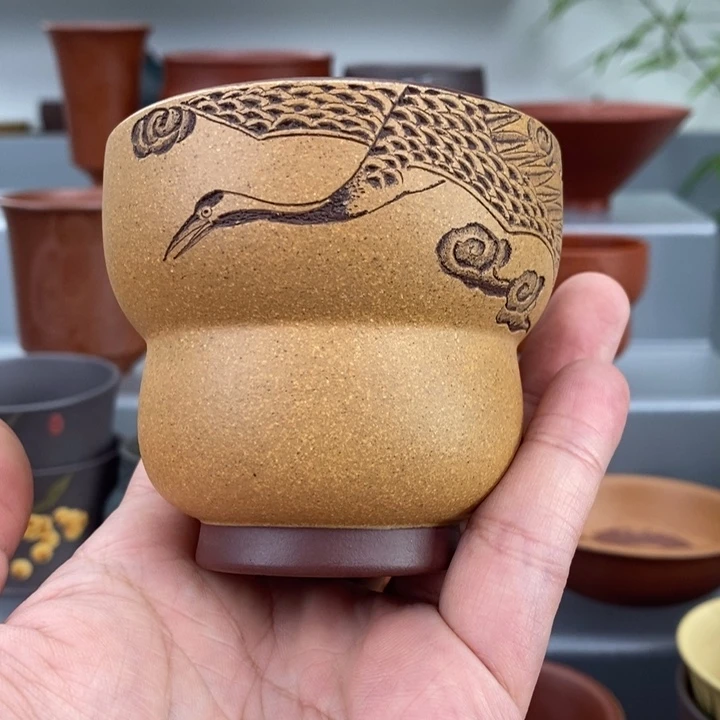 紫砂茶杯路**回宜兴紫砂主人杯