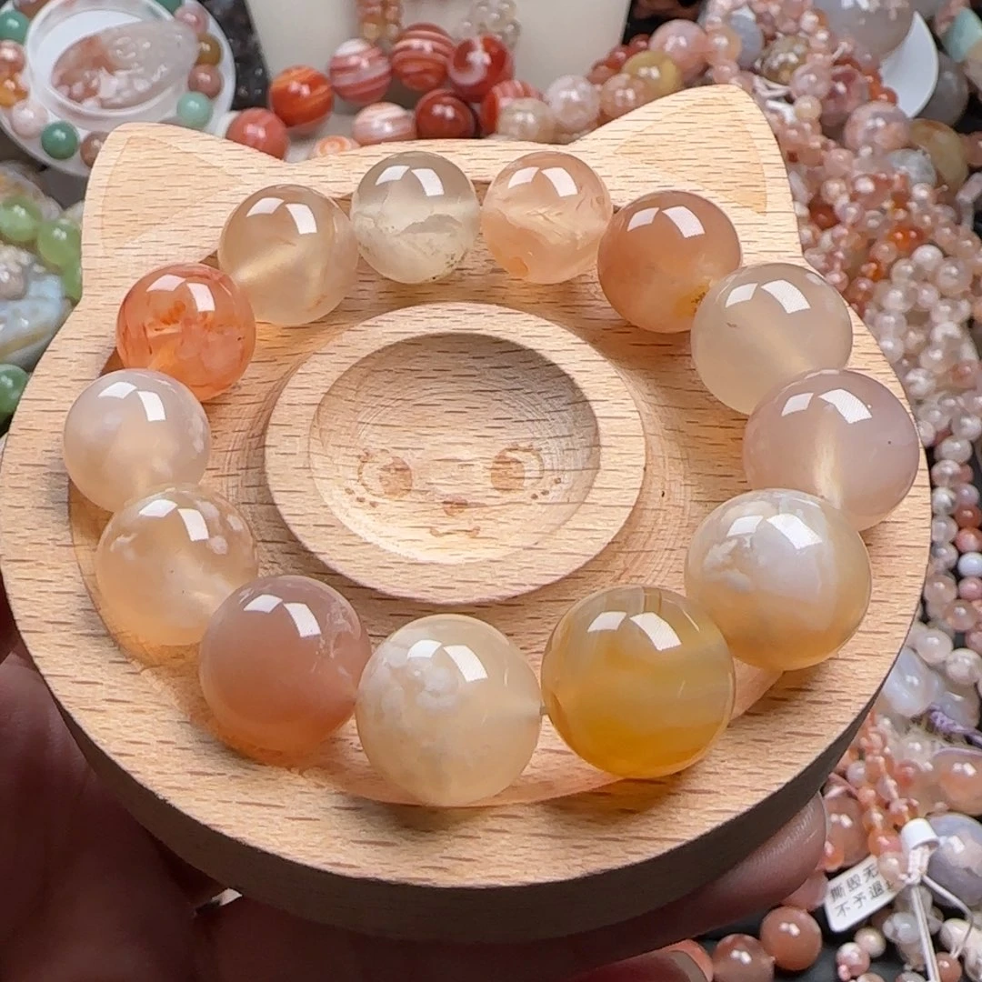 未镶嵌玛瑙/玉髓珠宝半成品