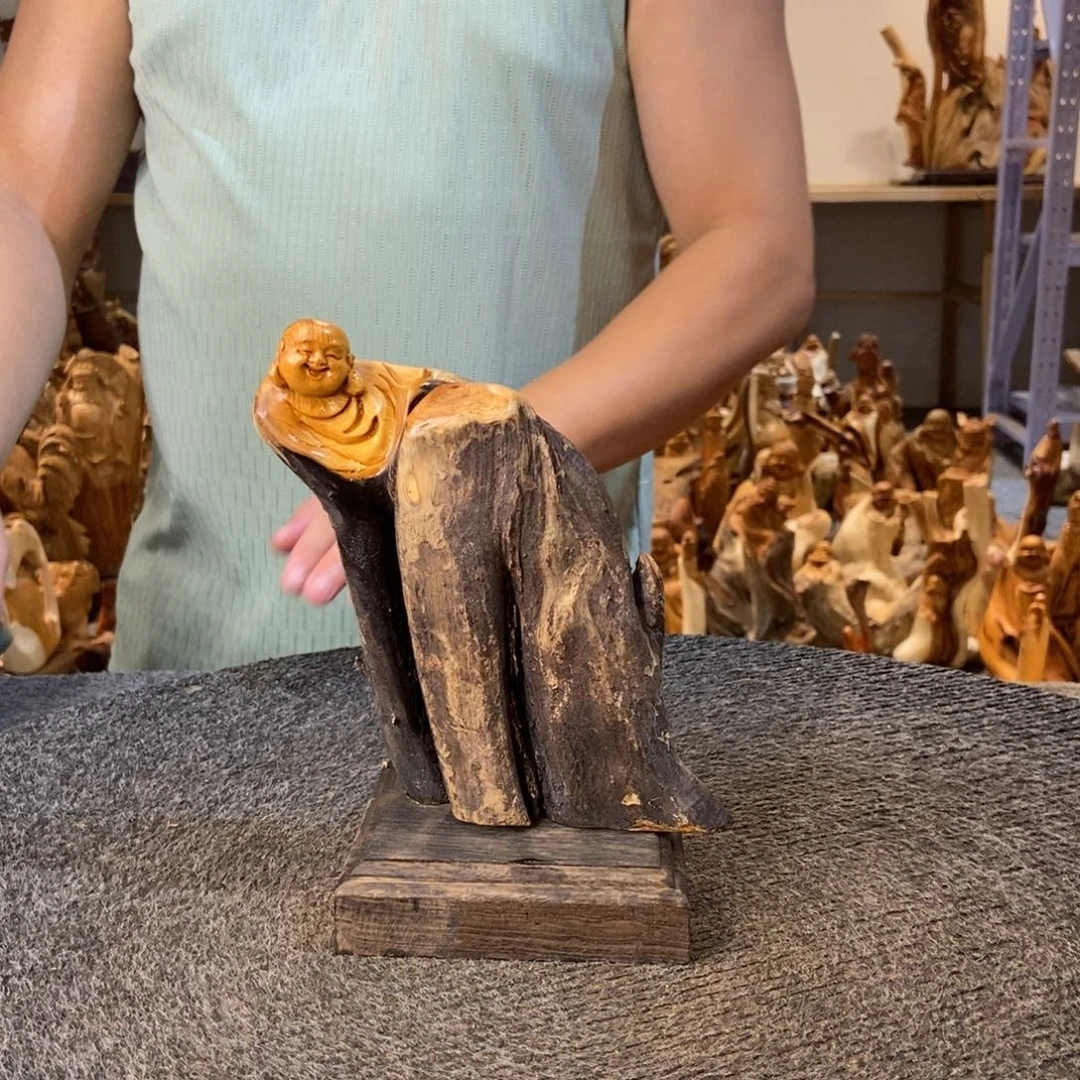 柏木（崖柏）太行崖柏根雕摆件