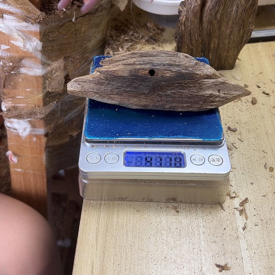 香料绿奇楠虫漏41克乌身