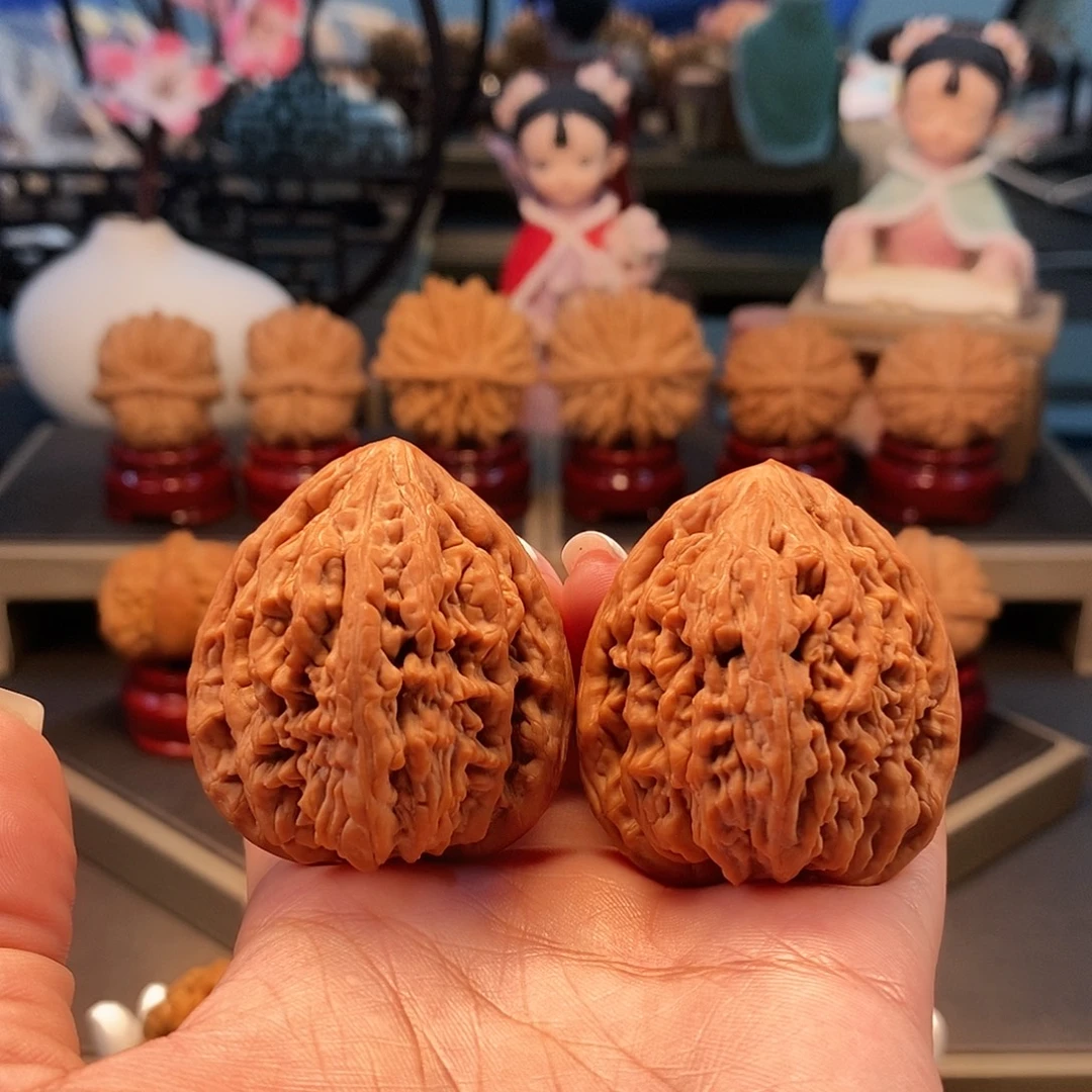 文玩核桃把件40蓟县虎头王
