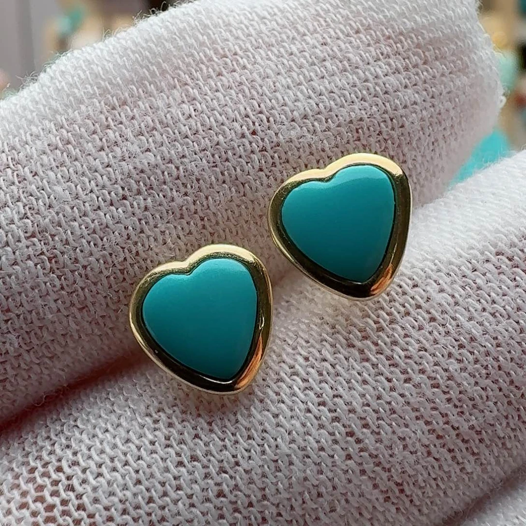 绿松石配饰18K金镶嵌