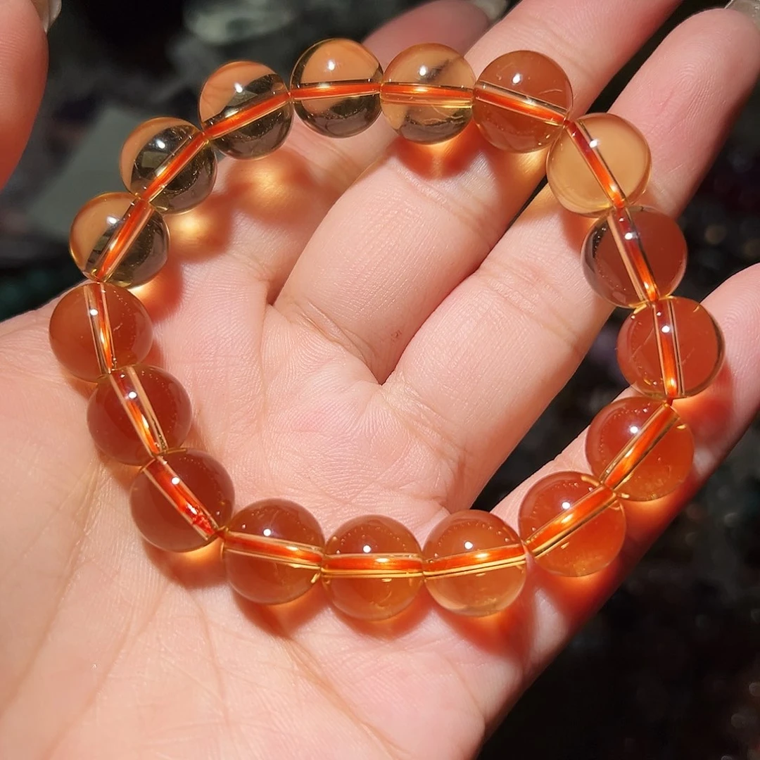 水晶手链未镶嵌奥地利黄水