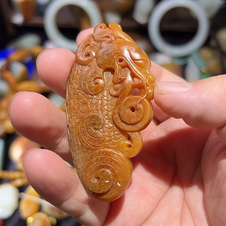 吊坠(不含链)未镶嵌和田玉