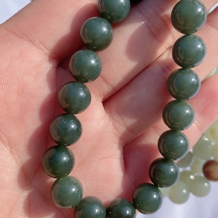 和田玉手串未镶嵌