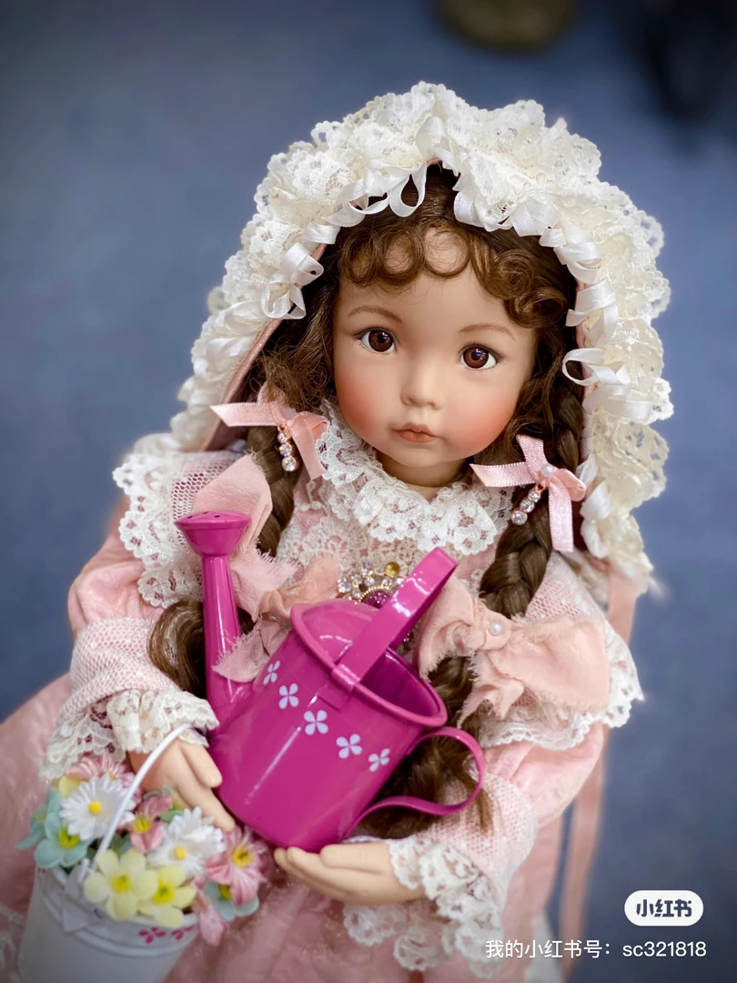 国外艺术家手工制作1995年古董娃娃bjd娃娃陶瓷娃娃米孤品