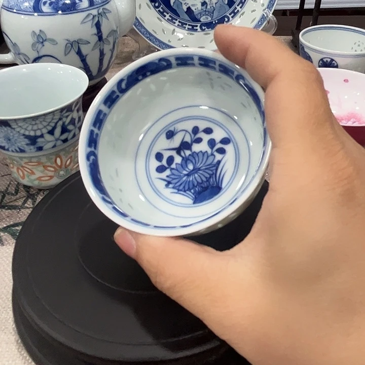 陶摆件玲珑卢式杯子11111