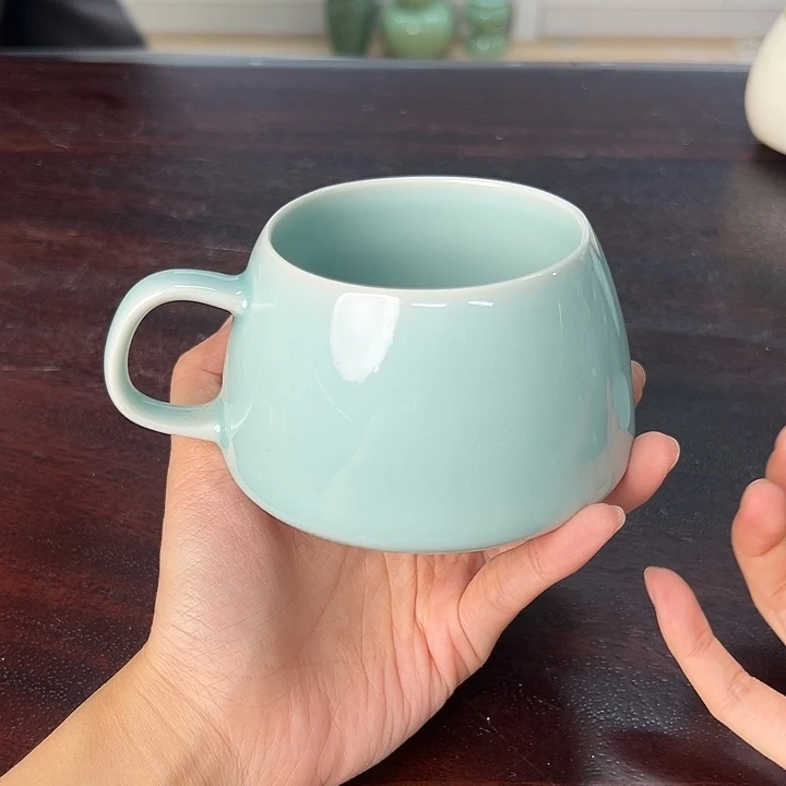 龙泉云间青瓷小米茶器