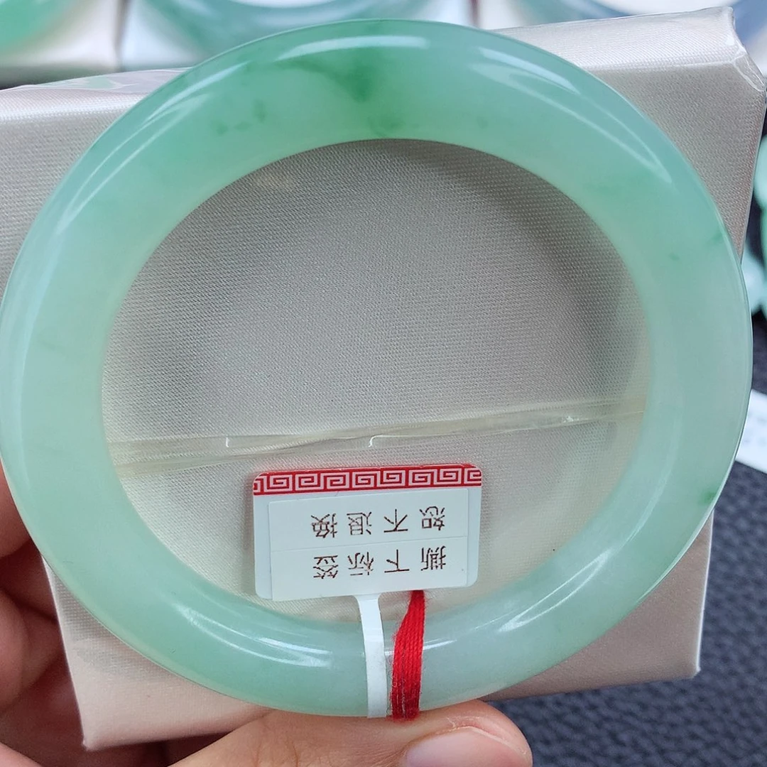 未镶嵌手镯翡翠55 清水芙蓉
