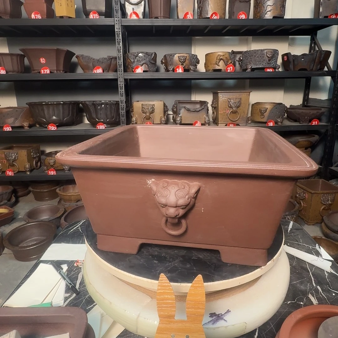 水***哥紫砂花盆瑕疵瑕疵