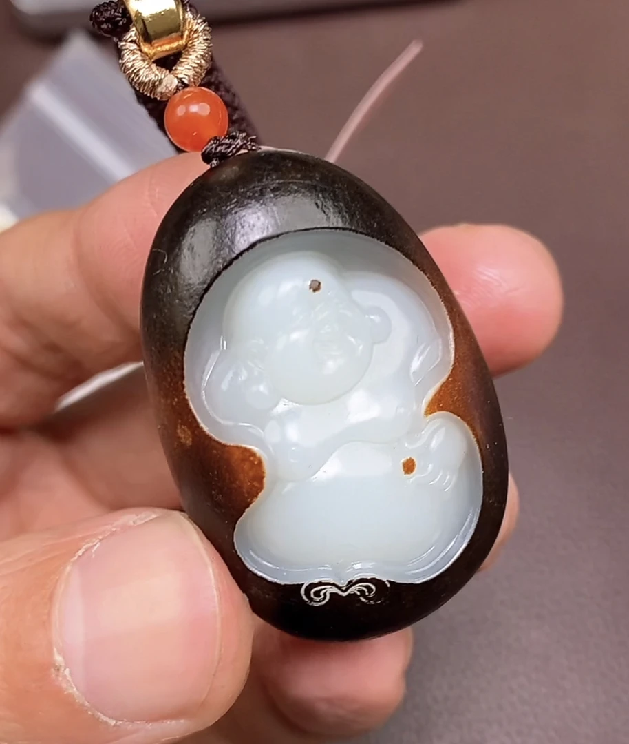 p2.13和田玉挂件多样性拍一发一未镶嵌59