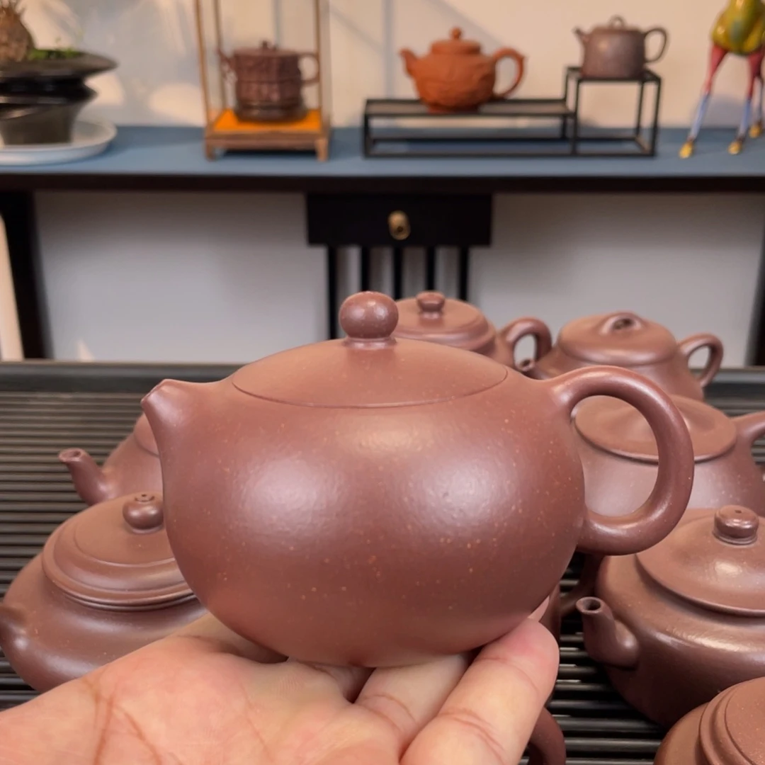 用***6茶壶紫砂底槽青西施200cc