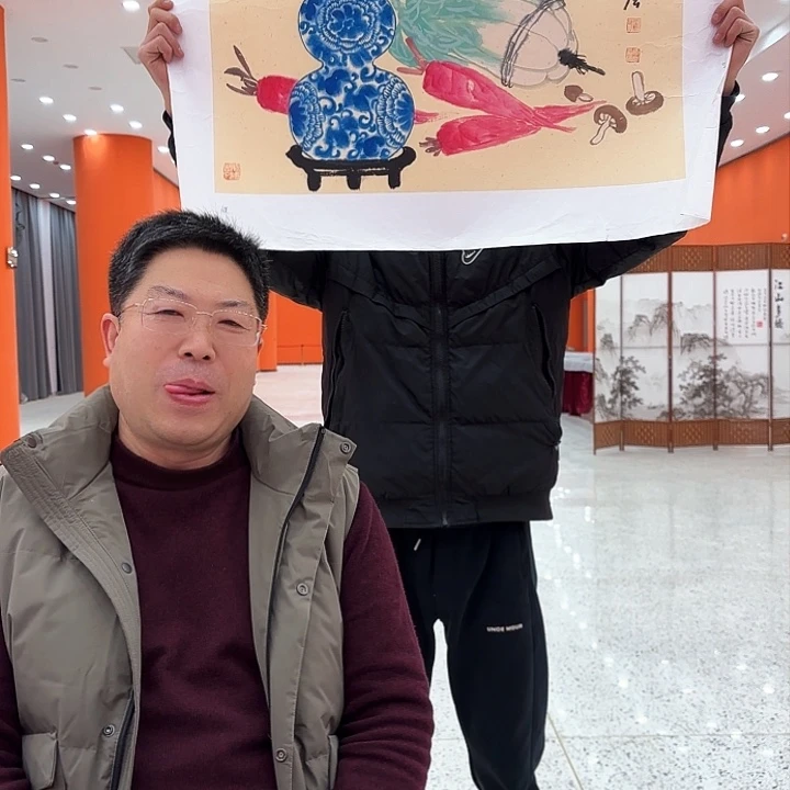 国画窦凤展老师去伪存真原作