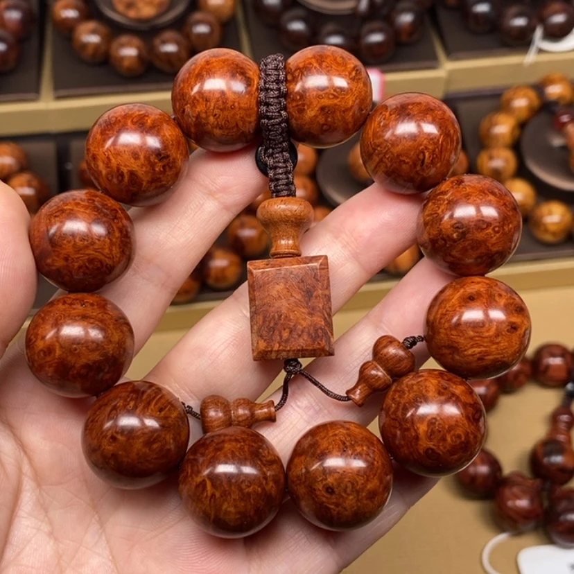 【闪购商品】黄花梨/降香黄檀手串/手链查***食缅甸花梨2.0