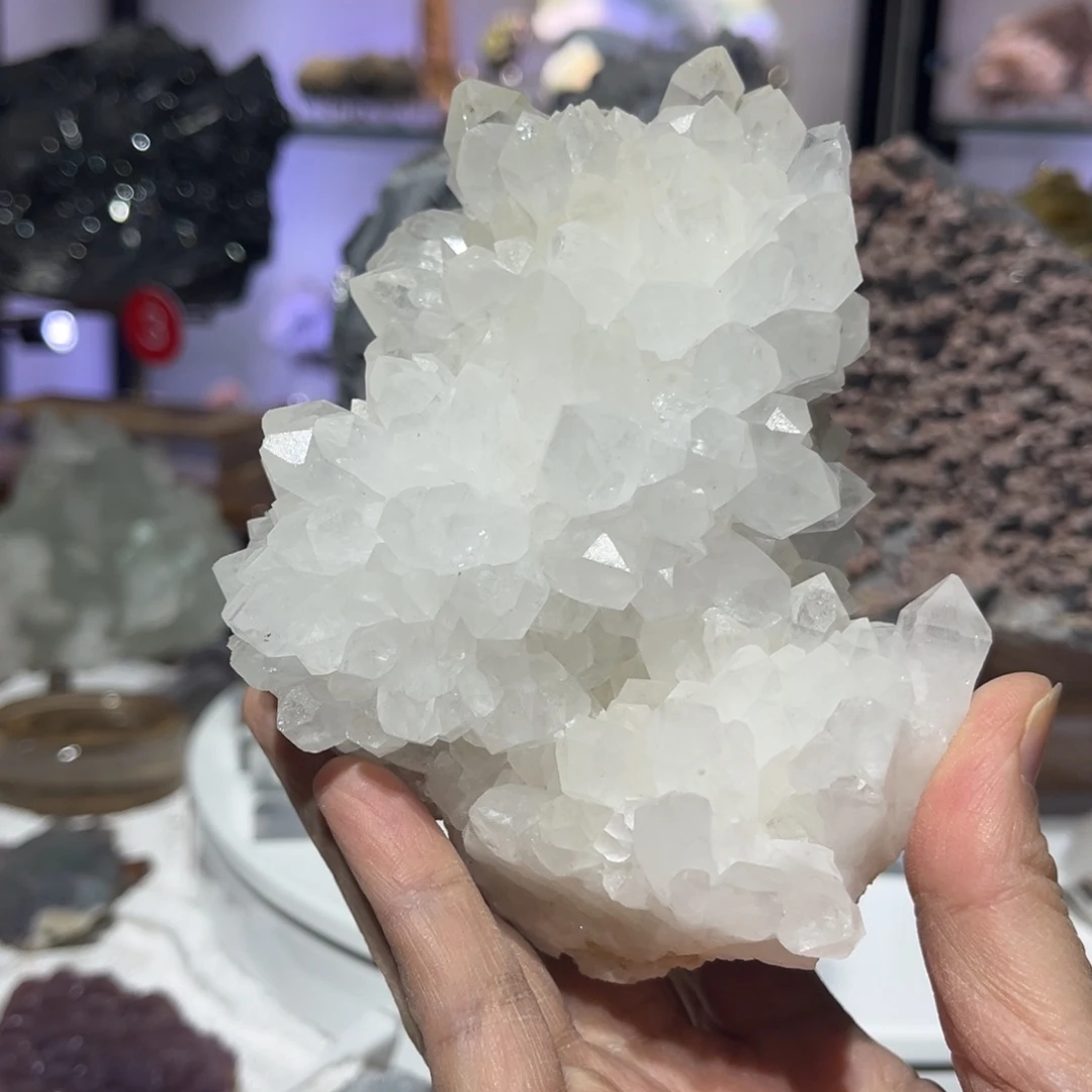 石材天然水晶摆件