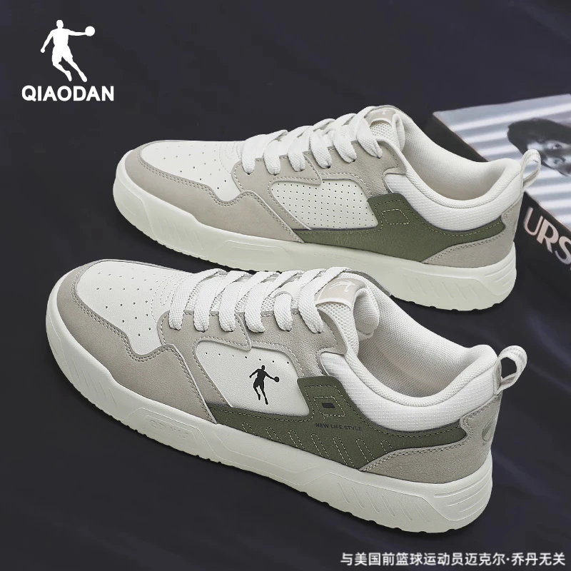 乔丹男鞋板鞋2025冬季新款官方正品皮面轻便运动鞋潮流百搭休闲鞋