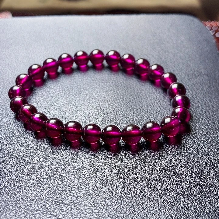 手链未镶嵌石榴石绿*花7.5 紫牙乌