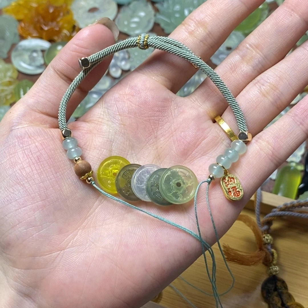 蛇纹石玉未镶嵌项链