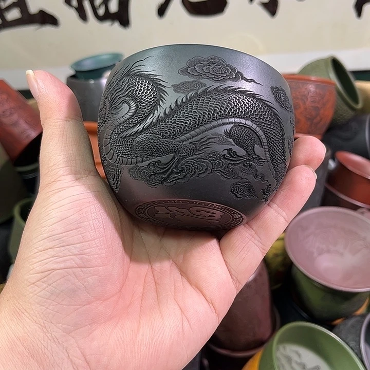 茶杯紫砂全手工紫砂主人杯