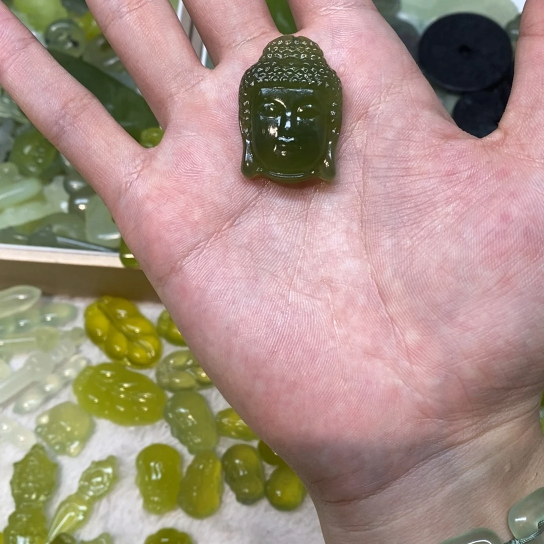 岫玉未镶嵌吊坠(不含链)