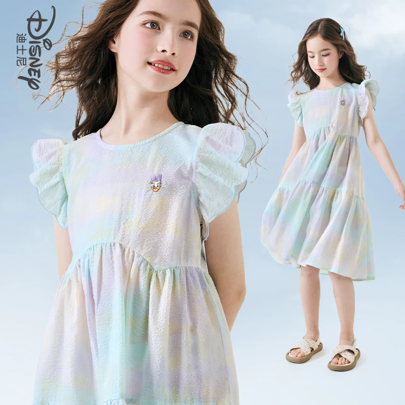 女童连衣裙夏季纯棉儿童裙子2025新款夏装女孩公主裙中大童洋气