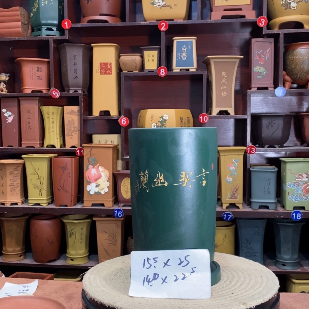 紫砂工艺紫砂花盆