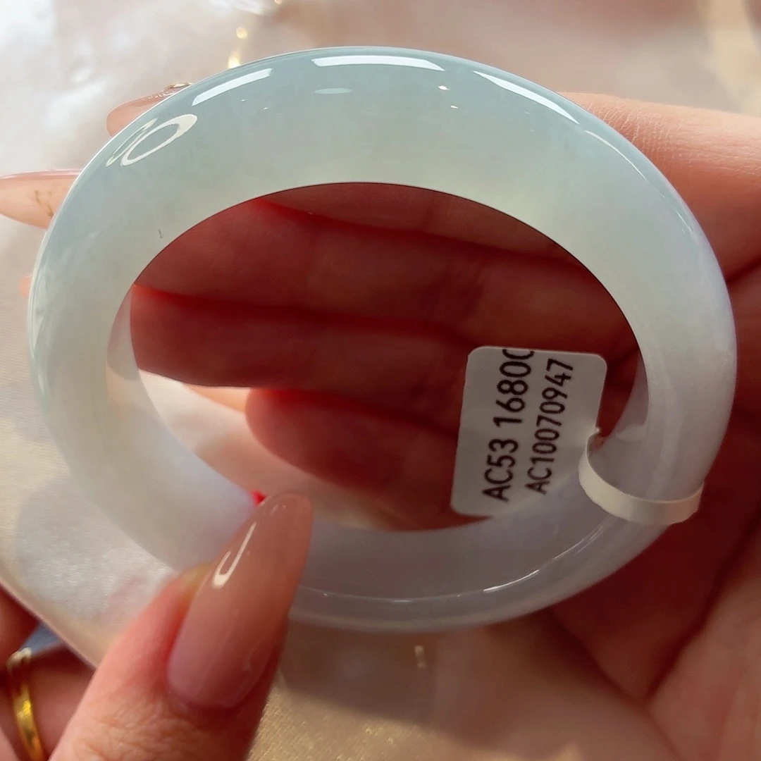 翡翠未镶嵌手镯22（17号）