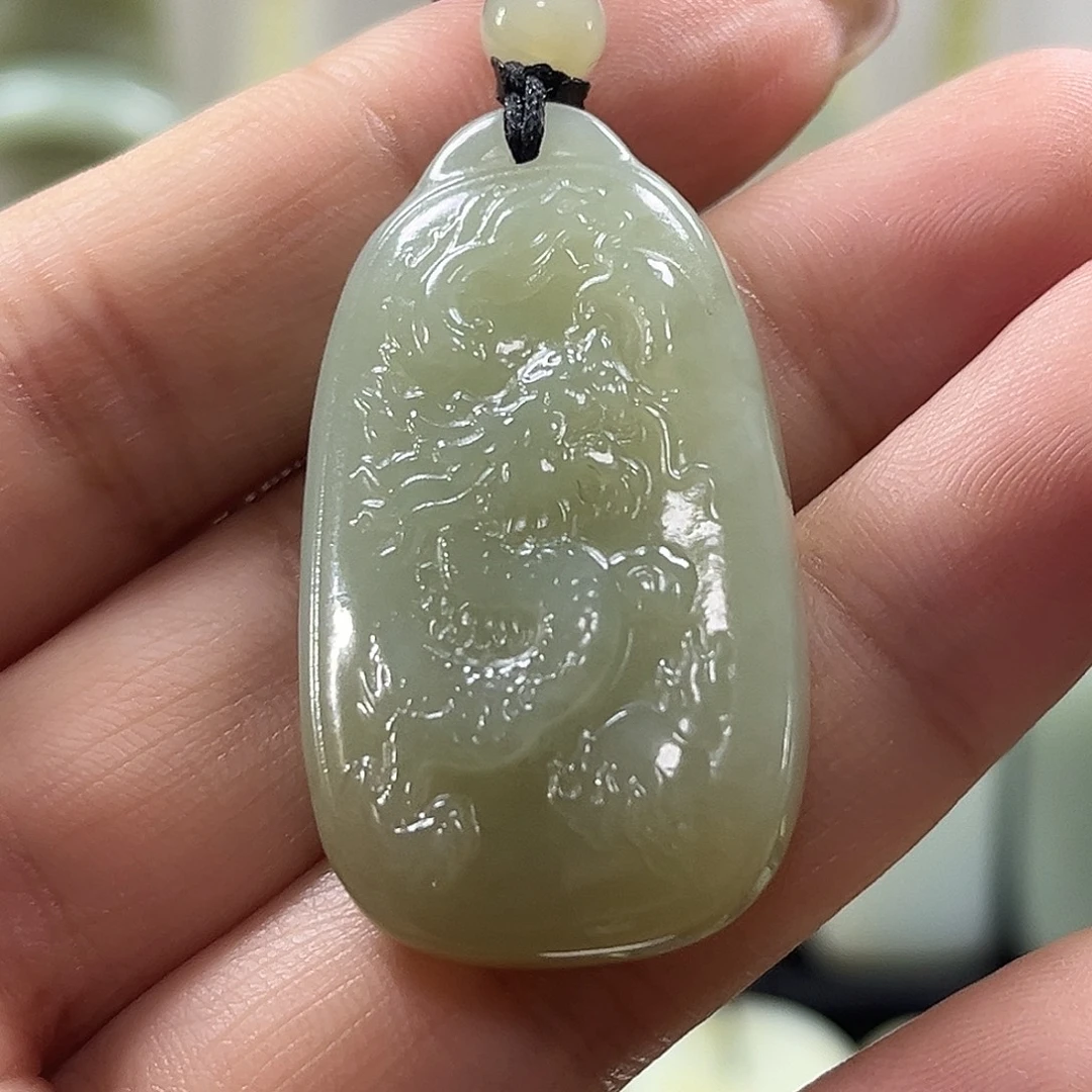 和田玉未镶嵌吊坠(不含链)