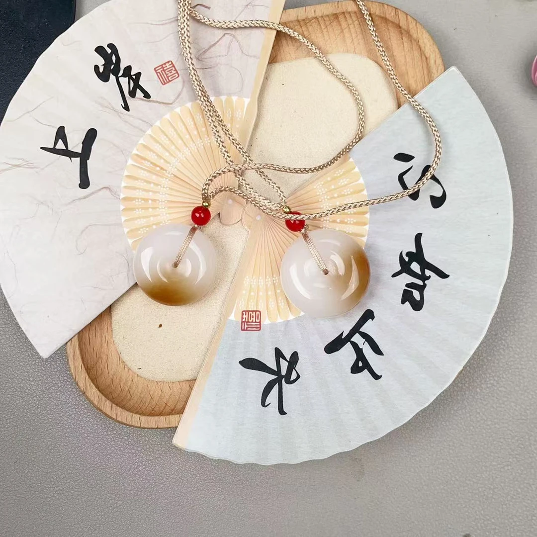 AA新疆一口糖平安扣吊坠 多样性发货拍一单发一个