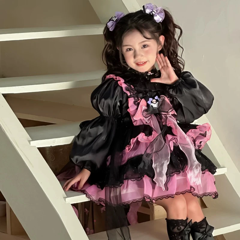 琪琪妈咪定制女童四季款有调节扣洛丽塔库洛米
