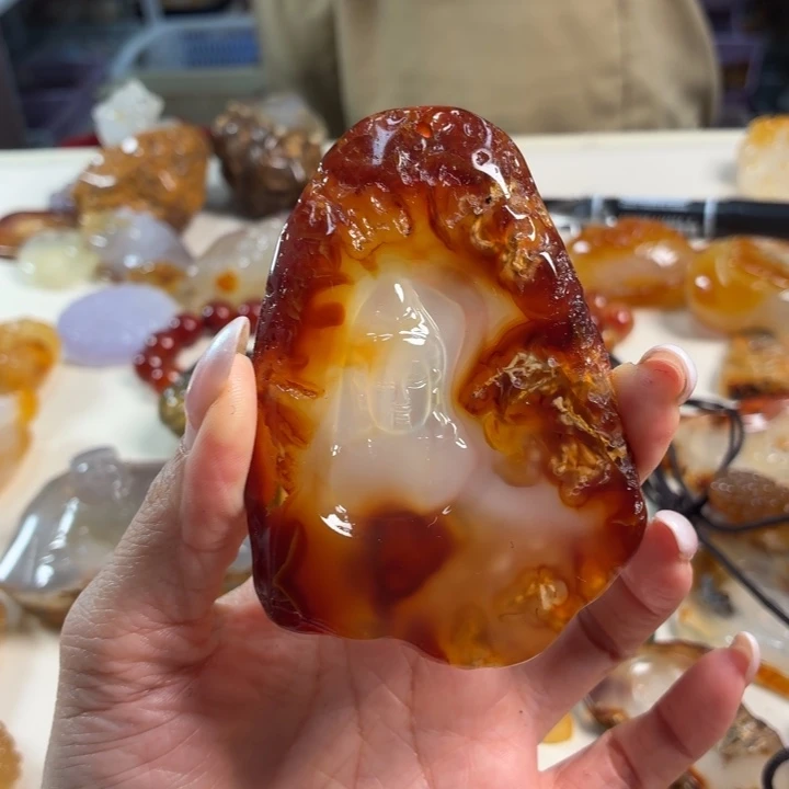 玛瑙/玉髓未镶嵌吊坠(不含链)