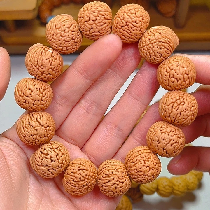 荆***茂桃核吊坠桃核手串