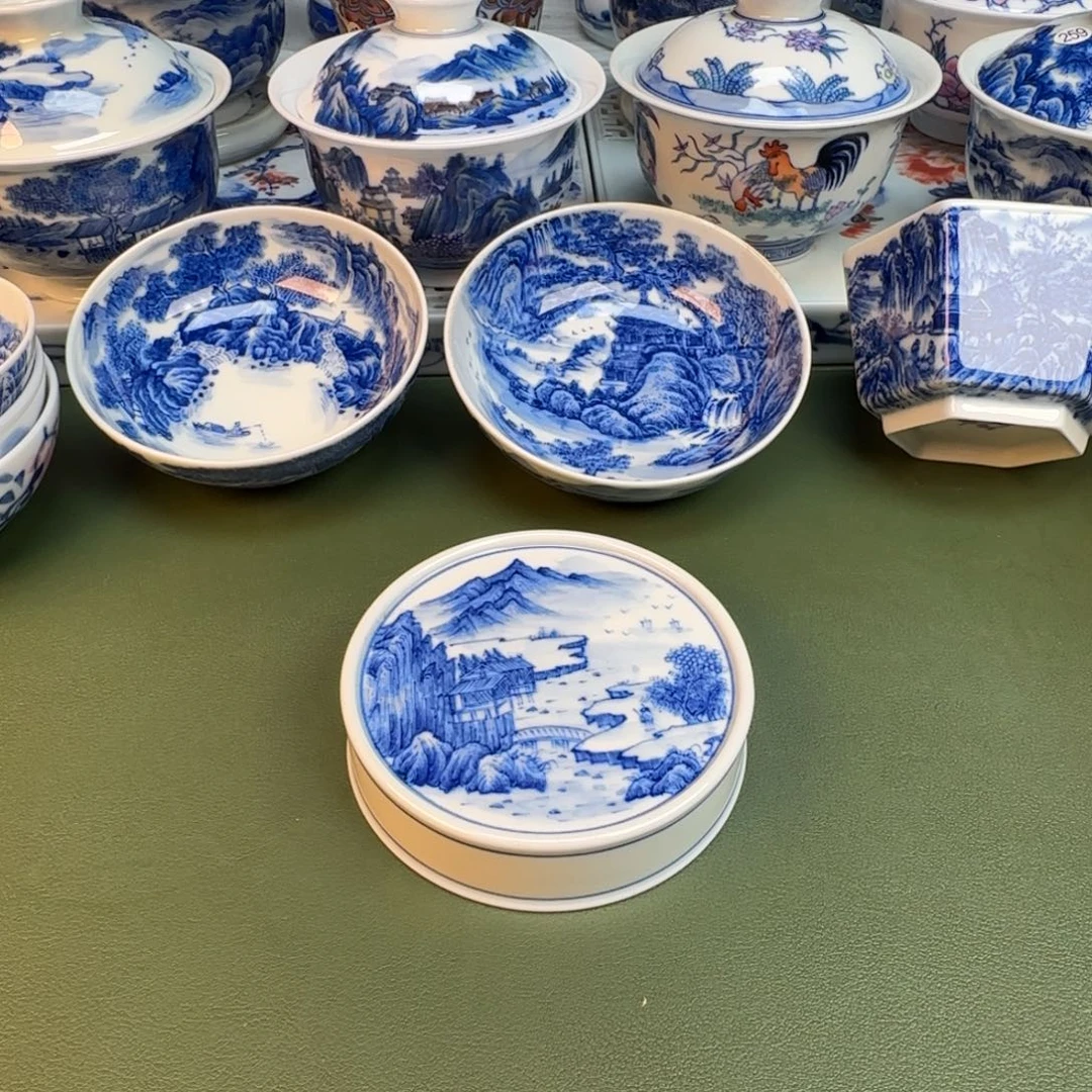 陶纯手工纯手绘茶具308
