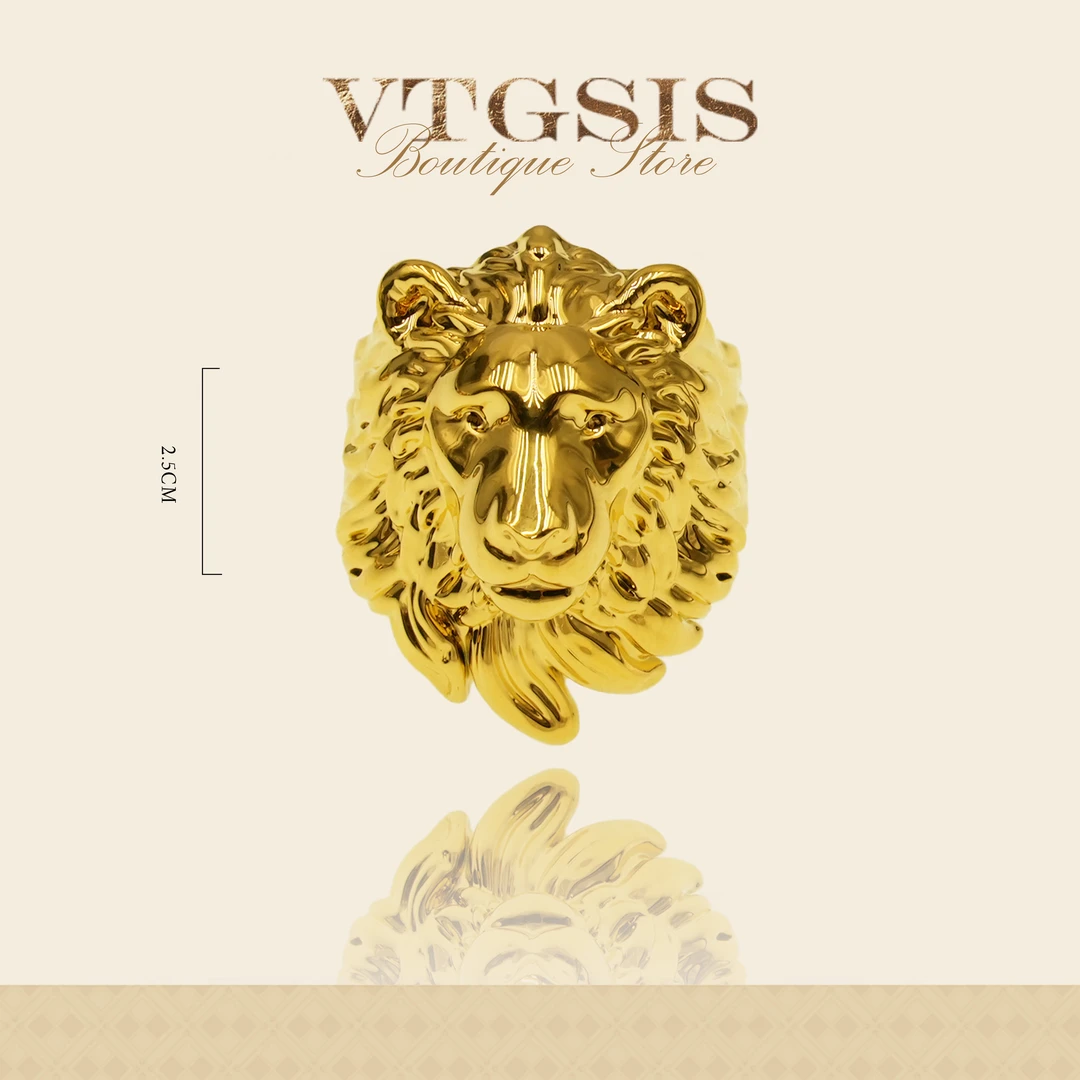VTGSIS 合金戒指 1233理查一世狮子戒指轻奢复古小众【直播同价】