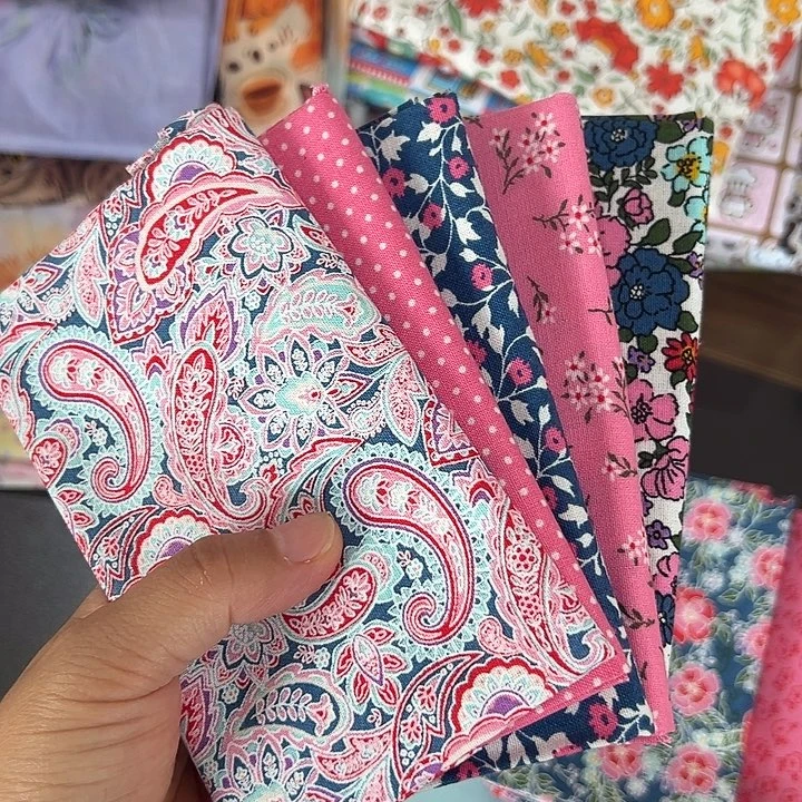 棉5片韩国小碎花原单平布45.50厘米一片