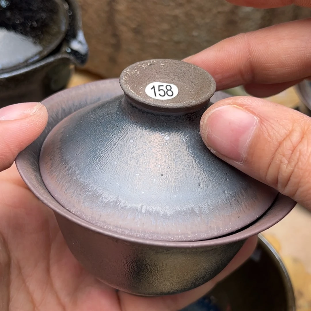 茶盏义兴龙窑坚持真柴烧微瑕