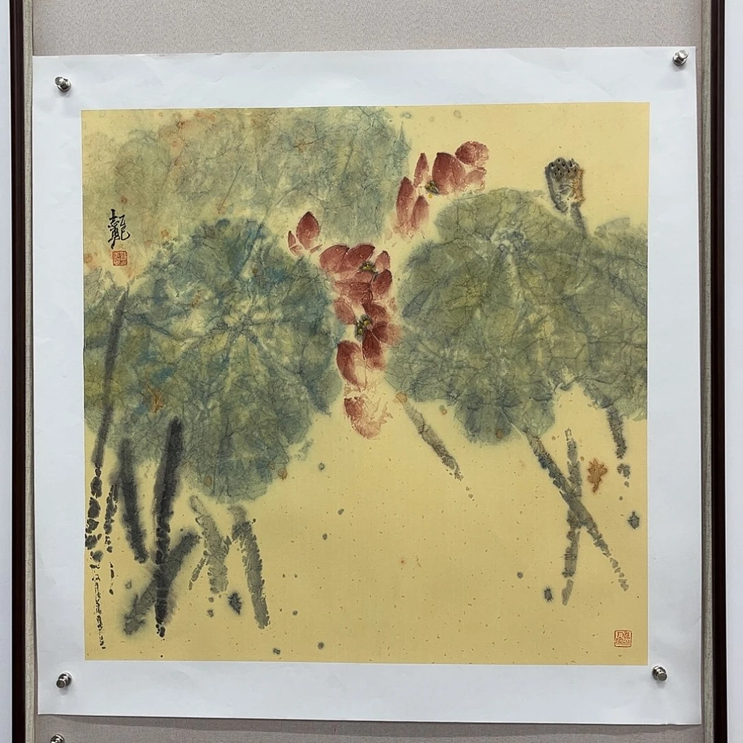 国画艺术家真人手绘