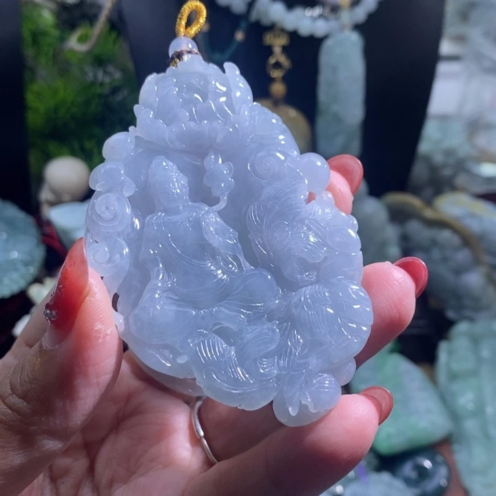 【闪购商品】颈饰未镶嵌翡翠苏***界观音