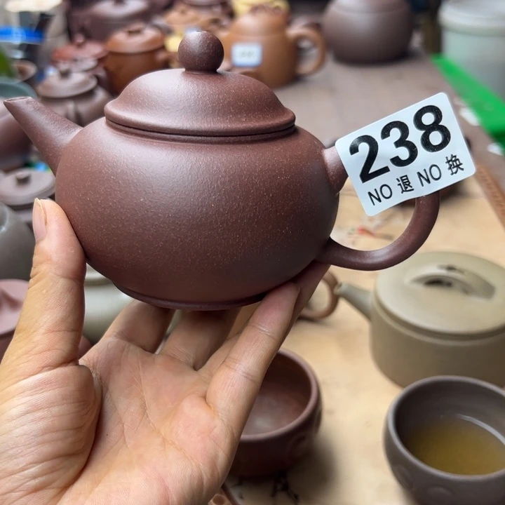 紫砂茶壶紫泥瑕疵320