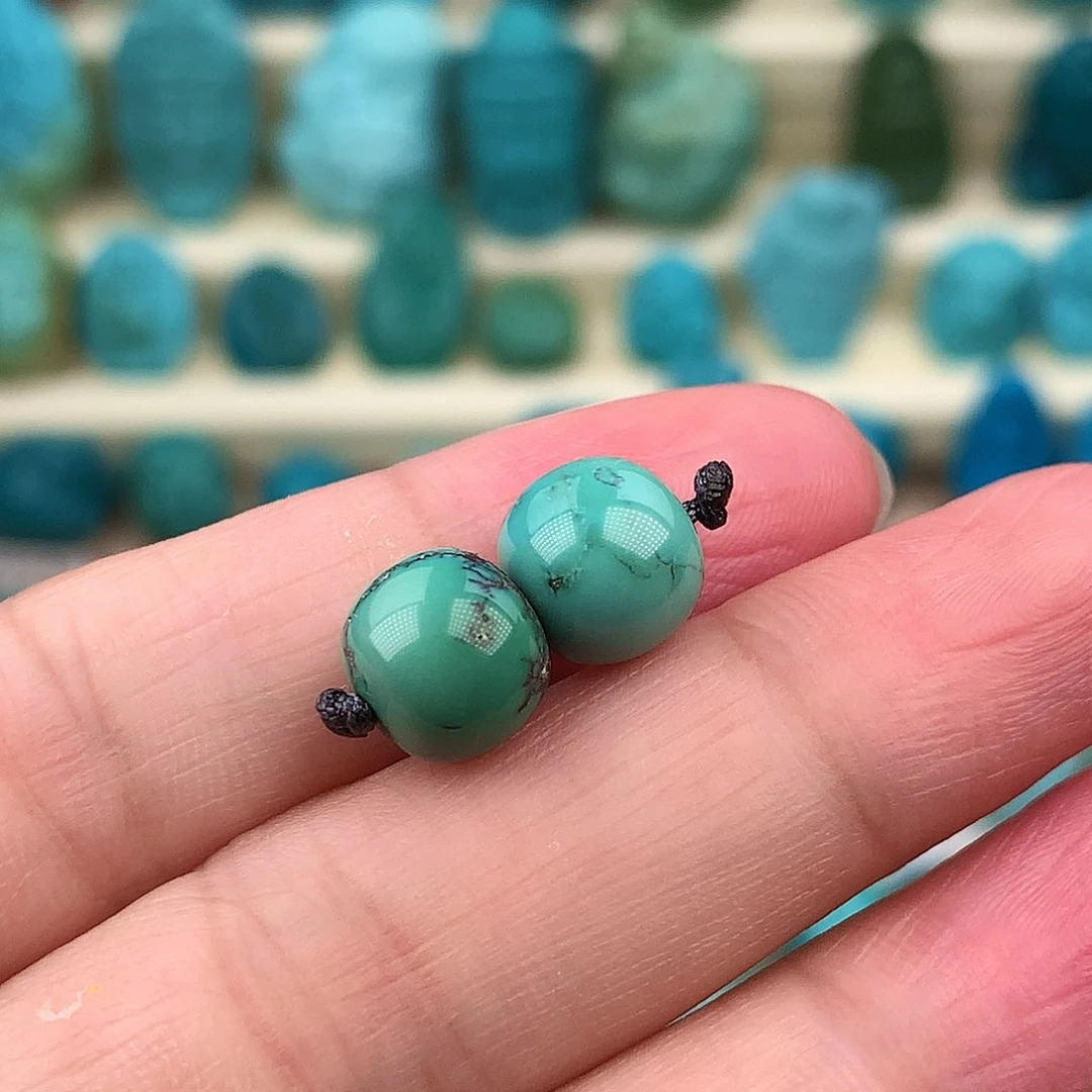 未镶嵌绿松石珠宝奇石9