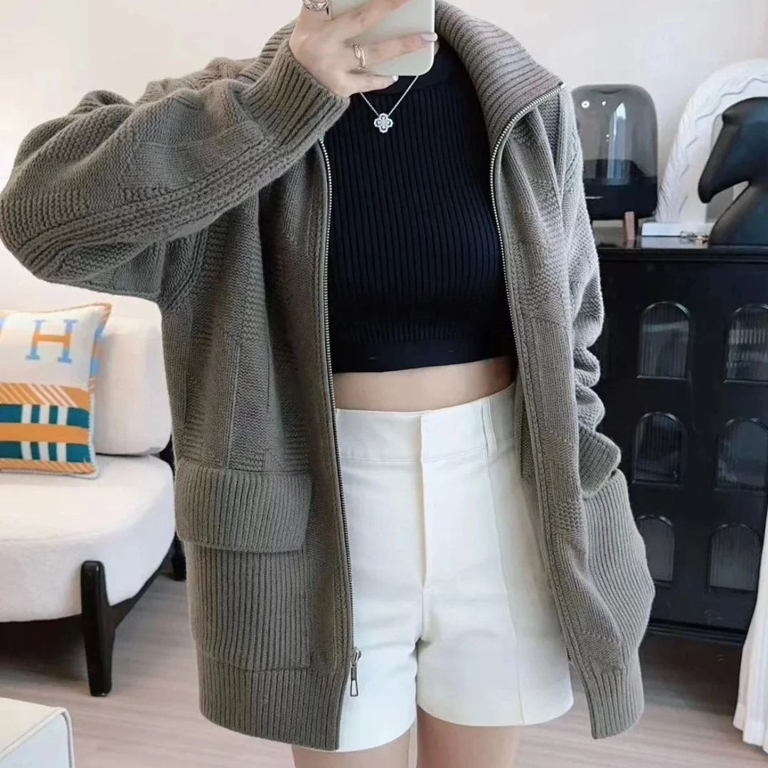 全新未使用 Hermes/爱马仕 针织外套/40码/Xsps10078