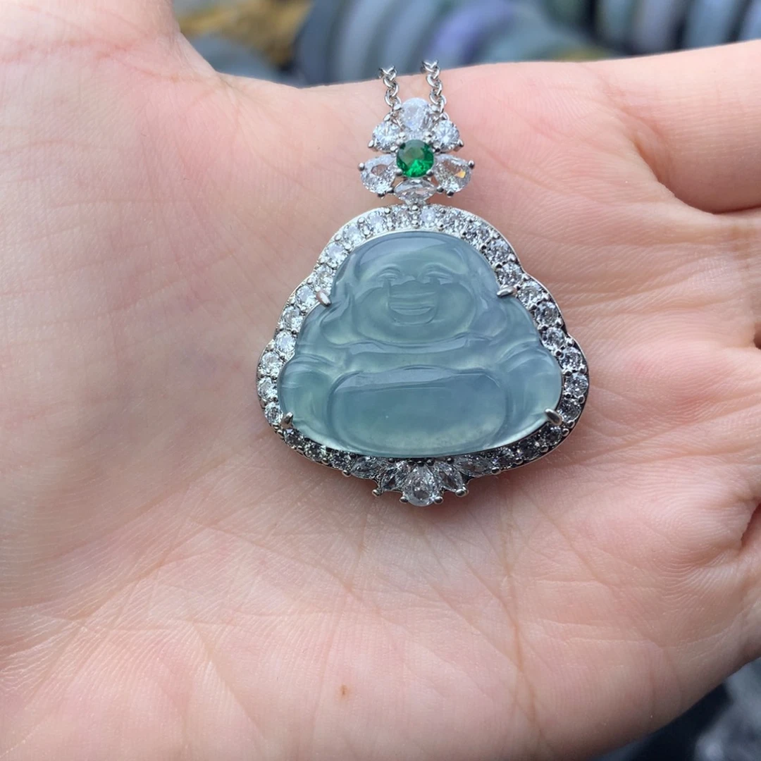 颈饰未镶嵌翡翠吊坠