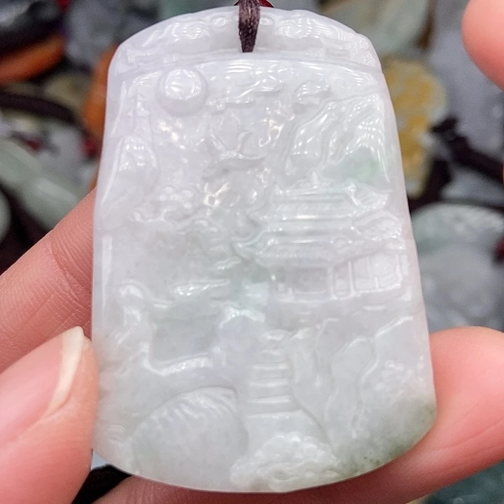 颈饰未镶嵌翡翠翡翠