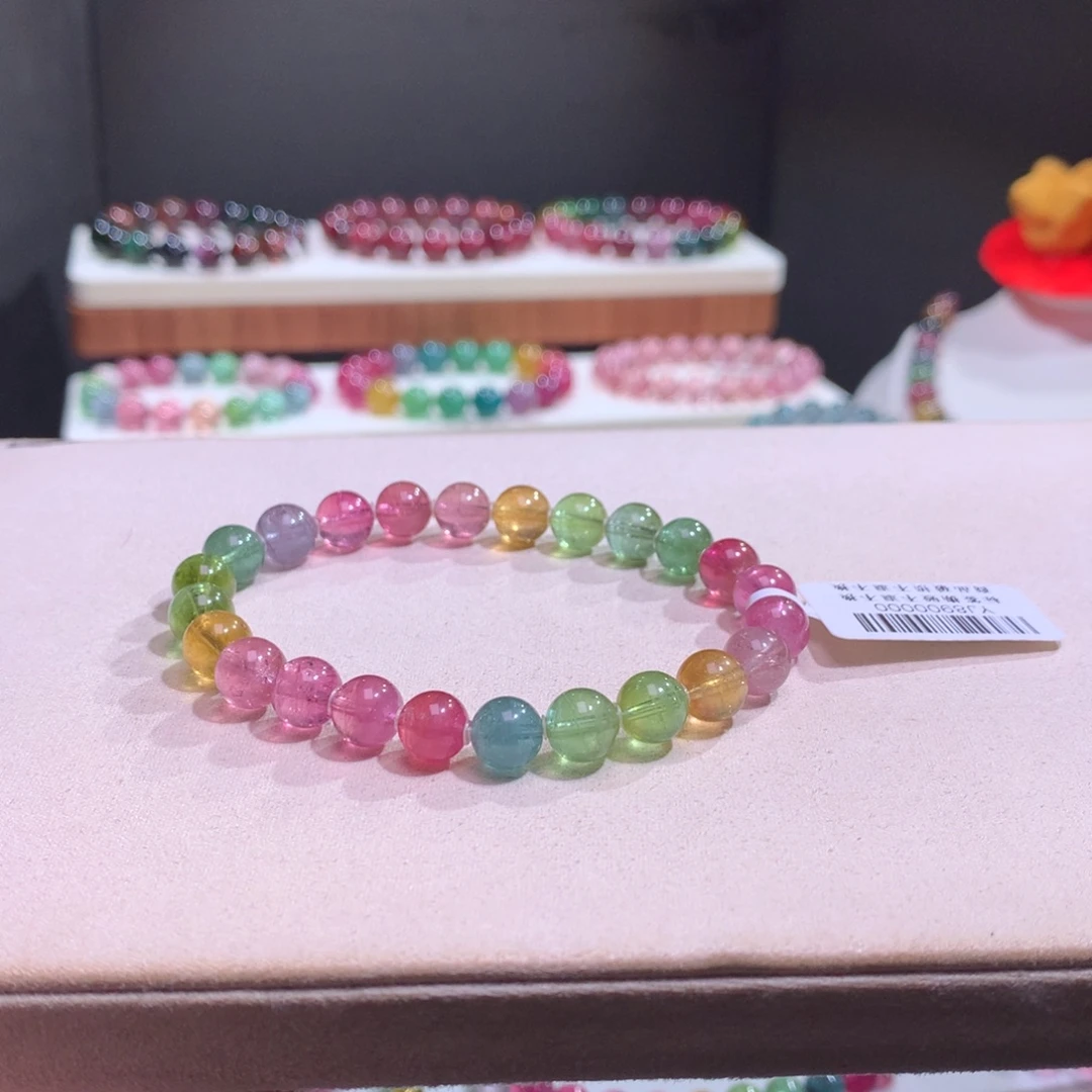 碧玺未镶嵌手链碧玺