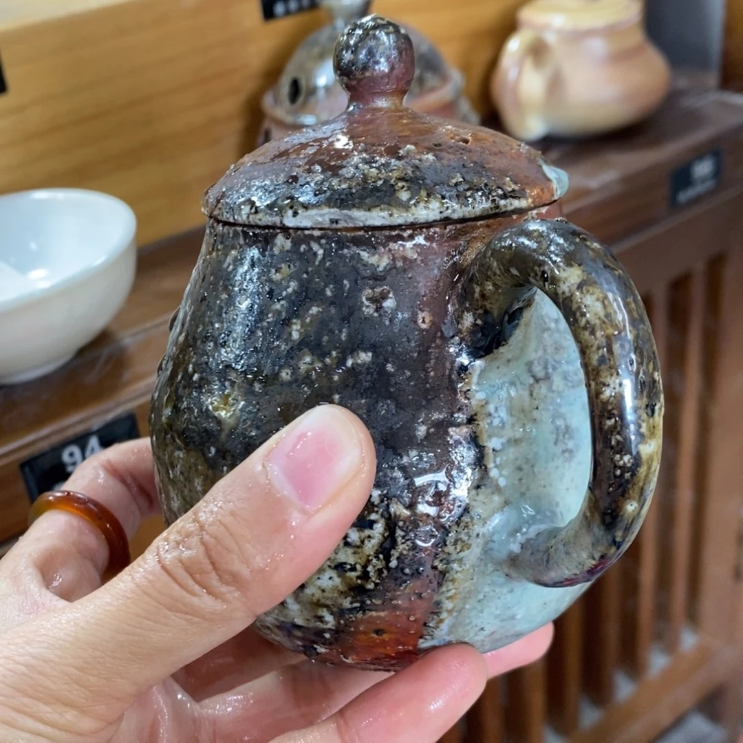 陶园柴烧 精品高货。94缺肉大瑕疵