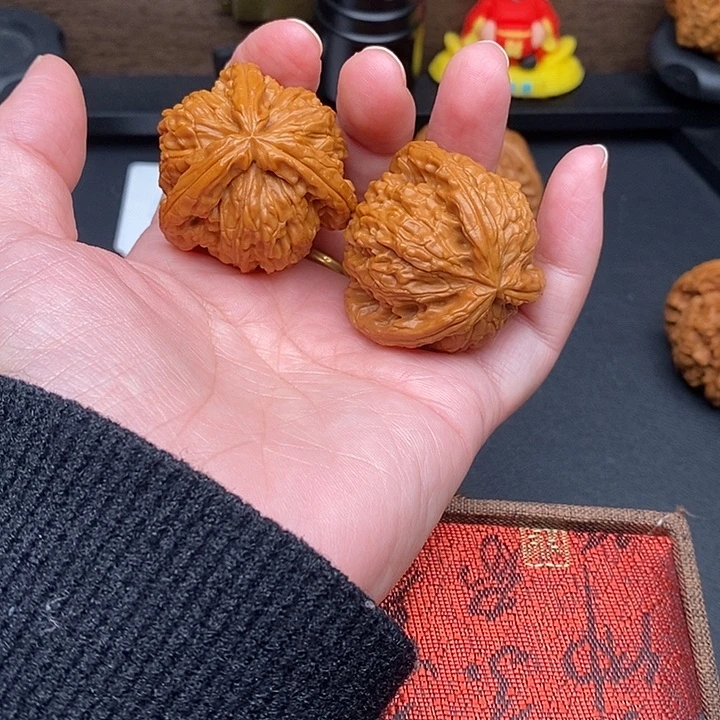钢***固把件文玩核桃白奔
