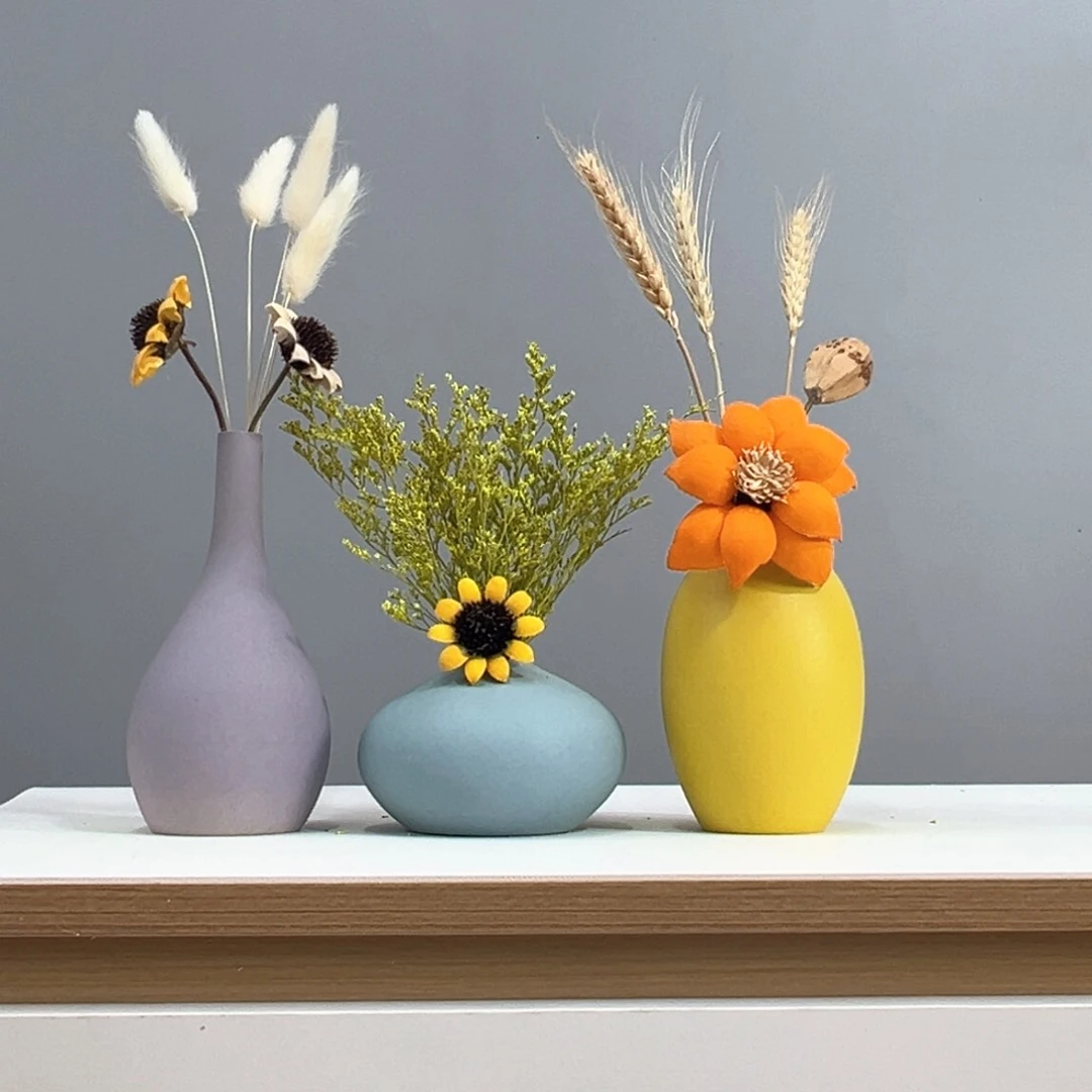 瓶花瓶带花高度20-30厘米左右