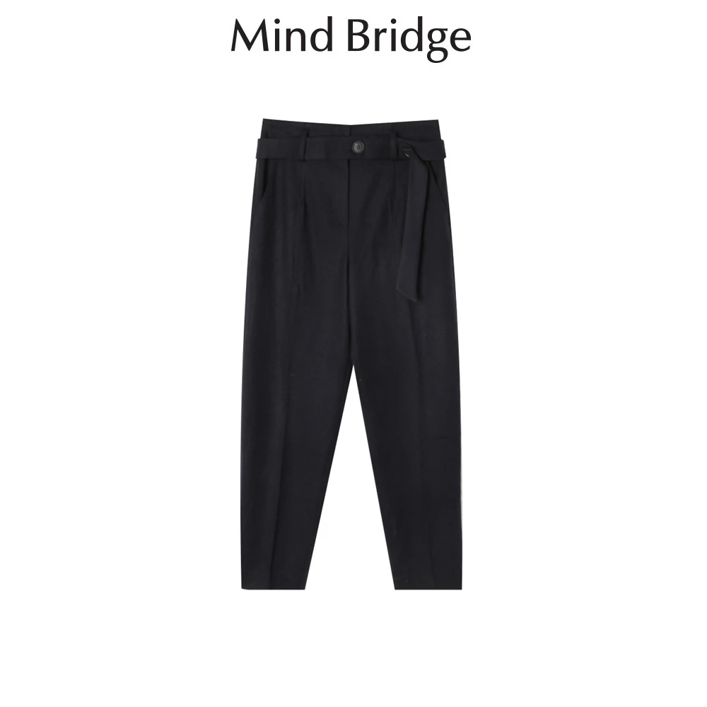 Mind Bridge/心桥时尚百搭修身显瘦休闲裤 MB407-MUPT729FNA