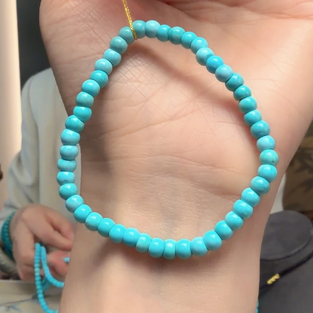 绿松石未镶嵌颈饰